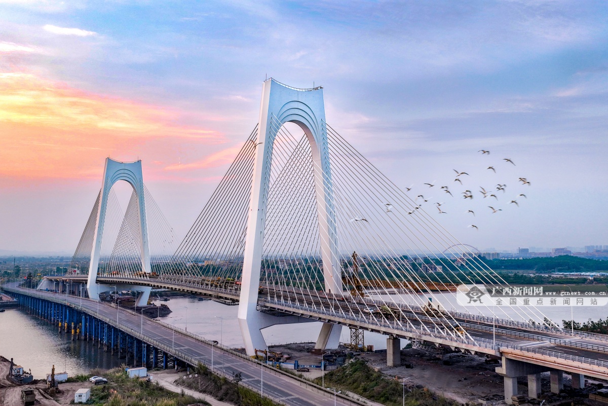 白鹭飞处大桥通——平陆运河入海“门户”沙井钦江大桥建成通车