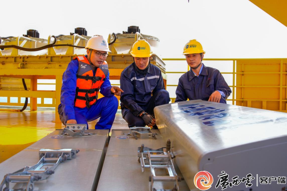 5G网络覆盖海面80公里！广西又一海上“百米高空基站”投用(图1)