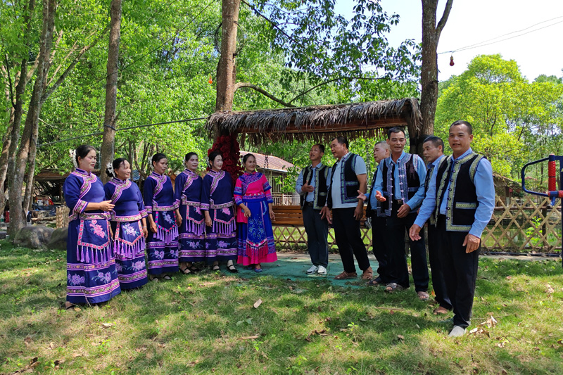 田林县六隆镇举办2026年歌圩活动